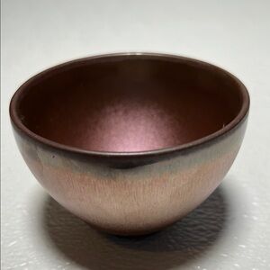 Lingxian Handmade HandPainted Rose Copper Tea Cup Collectable Master Series NEW